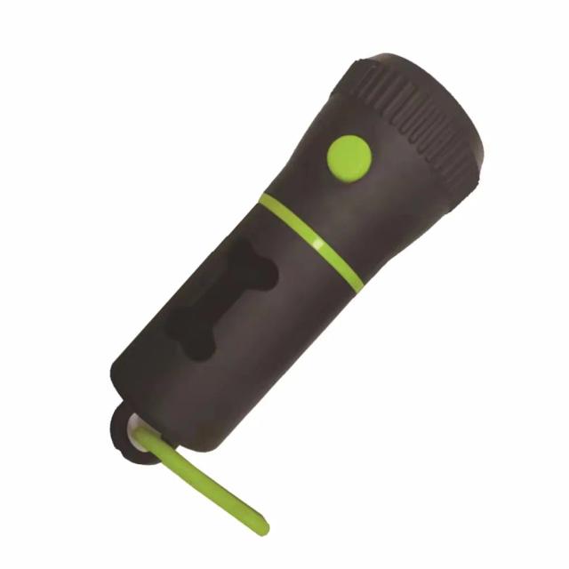 Suporte para Lanterna com Dispenser de Sacos de Lixo, Transportador de Resíduos e Pendant para Coleta, Ideal para Equipamentos ao Ar Livre e Limpeza.
