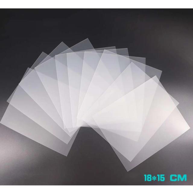Conjunto de 5 Estênceis em Folha de Plástico Transparente para Artesanato em Papel e Projetos 3D
