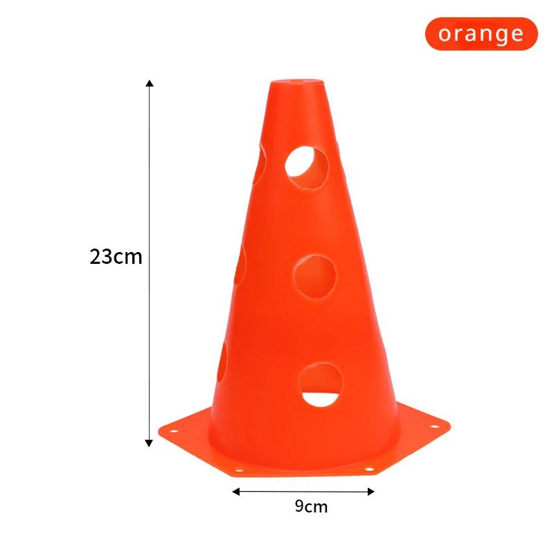 Cone do sinal do futebol para o treinamento do futebol, obstáculos, desgaste-resistente, balde, Footwork, barreira, marcador, roadblock, logotipo, 23cm - Image 1