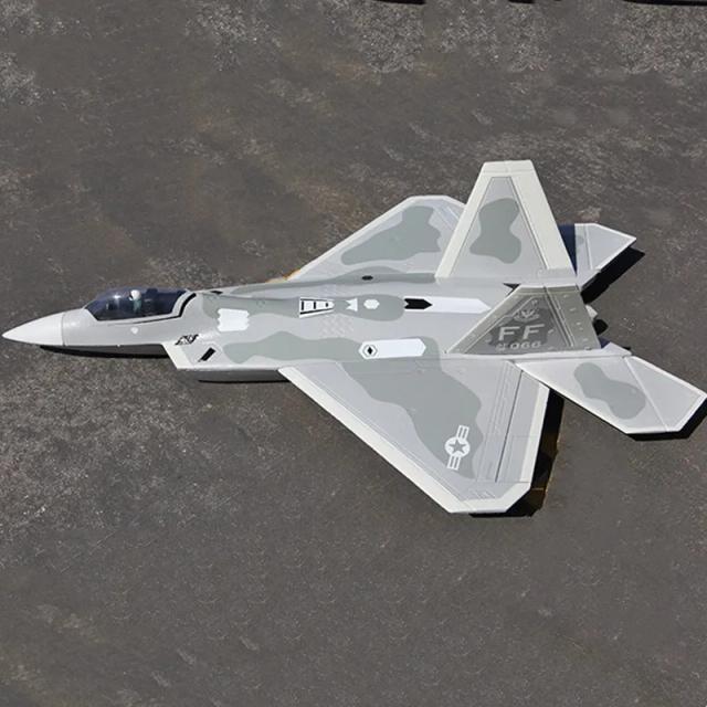 F22 50mm Aeronave Lutador Controle Remoto Asa Fixa Modelo Avião Brinquedo
