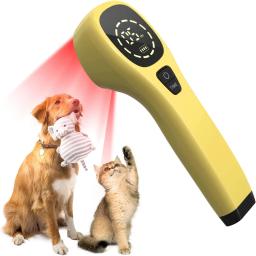Cold Laser Therapy Vet Device para Animais de Estimação, Dispositivos de Terapia de Luz Vermelha para Alívio das Dores, Cães, Gatos, Cavalos, 2x808nm - Image 1