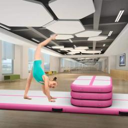 Tapete de ginástica inflável para crianças, 100x60x10cm, pista de ar, para meninos e meninas, academia, yoga, treinamento de chão - Image 5