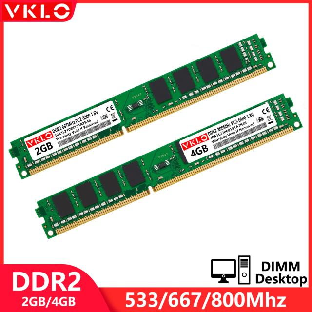 Memória RAM DDR2 2GB Desktop PC2 6400 5300 800Mhz