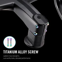 Ryet ergo ace roteamento de cabo interno completo guiador de bicicleta de estrada t800 guiador integrado de carbono di2 com suporte para computador de bicicleta - Image 5