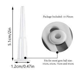 Inflável Air Stopper Plug Pin Substituição, Fitness Exercício Esporte Yoga Ball, Cama Piscina, Ginásio Acessórios, 5 Pcs, 10Pcs - Image 2