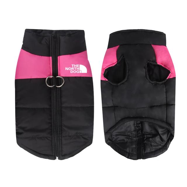 Colete Impermeável e Quente para Pets: Roupa de Inverno para Cães e Gatos em 8 Tamanhos (S-5XL) - Disponível em Verde, Vermelho, Azul e Rosa