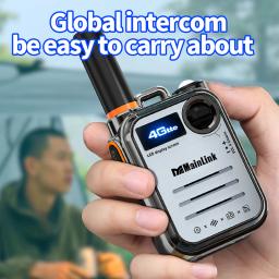 2 peças 4g globel walkie talkie 5000km de longo alcance walkie talkie o corpo de metal é resistente e durável - Image 3
