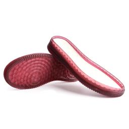 1 par de solas de borracha macia, solas de linha de gancho tecidas à mão, remendo de sapato antiderrapante, substituição de reparo durável para sapatos de bota - Image 3