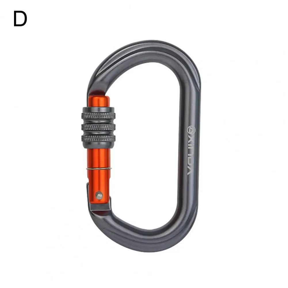 XINDA-D-Shape Parafuso Escalada Mosquetão, D-Shape, Fivela de segurança, Mosquetão, Acessórios de escalada, 25kN - Image 1