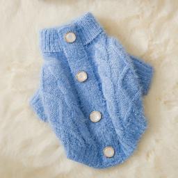 Camisola de malha para cães pequenos, roupas de duas pernas, suéteres quentes para gatos e gatinhos, outono e inverno - Image 5