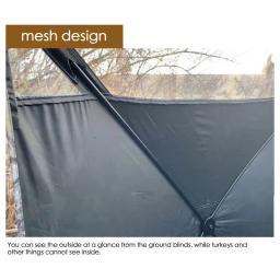 Camuflagem Caça Tenda com Malha, Três-Sided Configuração Rápida, Outdoor Gear Acessórios, cervos Blinds - Image 4
