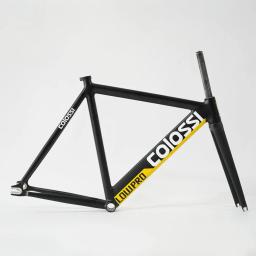 Colossi-quadro de câmbio fixo para moto Track, quadro 700C, alumínio, garfo em carbono, alta qualidade, peças de bicicletas, 53/55cm - Image 3
