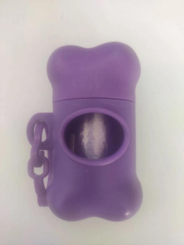 Recipiente de Lixo em Formato de Osso para Pets - Lixeira Prática para Limpeza de Cães