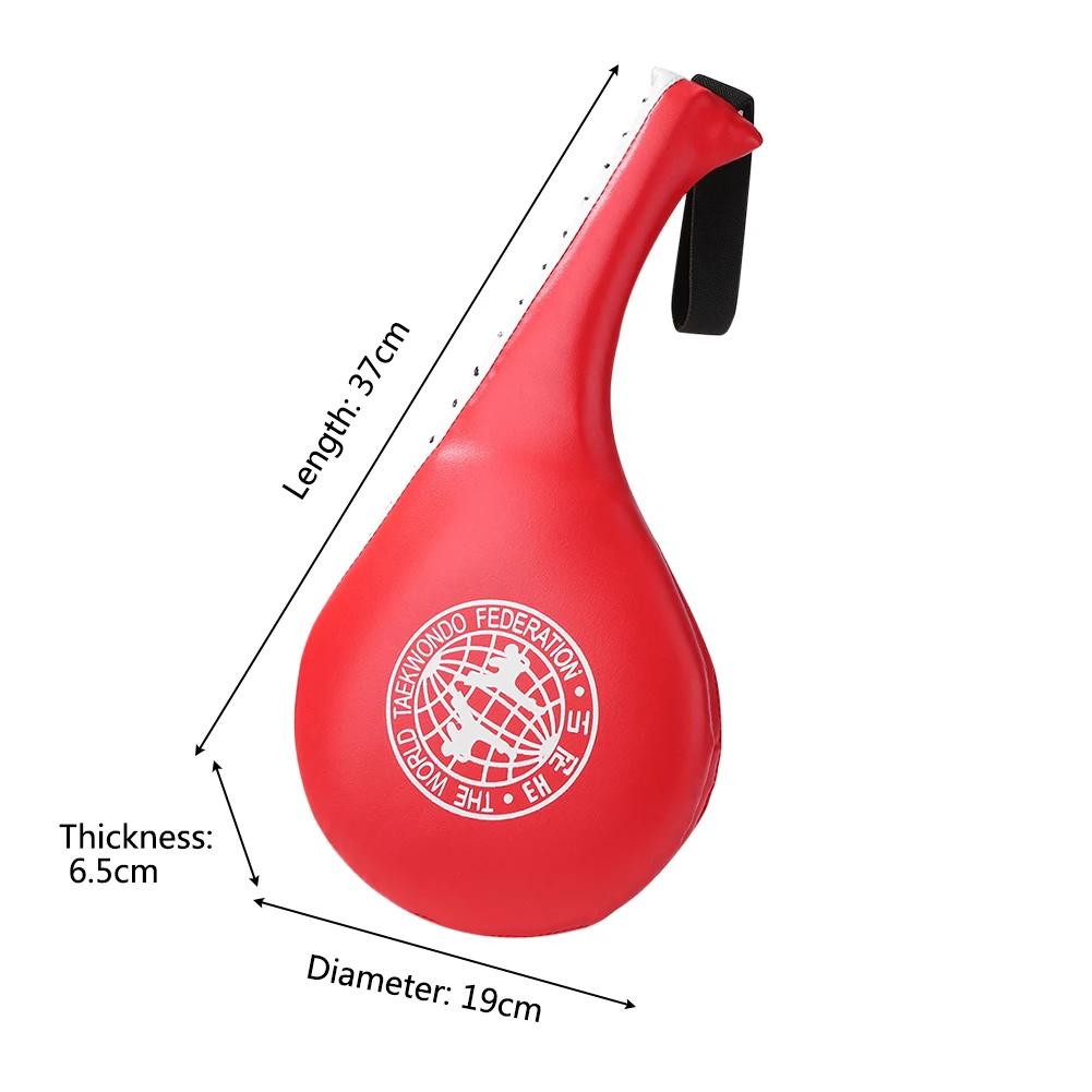 PU Leather Taekwondo Kick Pads, Kickboxing Punch Mitts, Chutando Boxe Escudo Treinamento - Image 1
