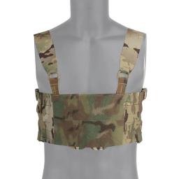 Colete de nylon ajustável para homens e mulheres, ferro estilo H harness, versão larga, equipamento de peito FCPC, colete airsoft destacável Molle - Image 2