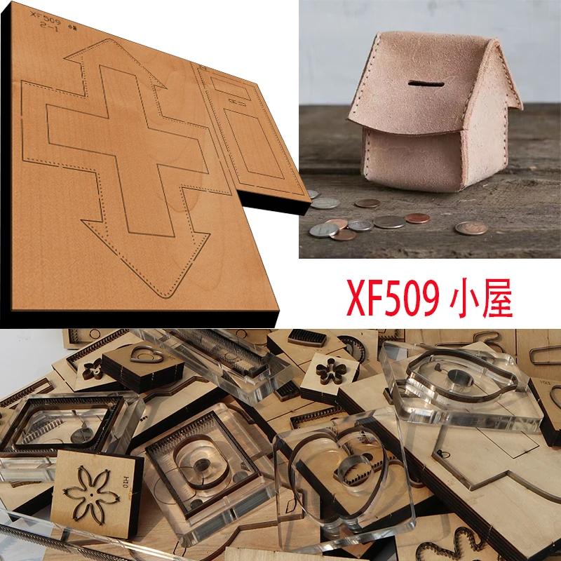 Lâmina de aço madeira morre cabana, couro artesanato soco mão ferramenta, corte faca molde, Japão ferramentas, XF509, novo - Image 1