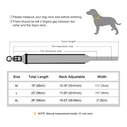 Colar de cachorro gravado personalizado, couro largo, coleiras acolchoadas macias grandes, gravação livre, cães médios e grandes - Image 6