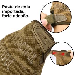 Dedo Completo Luvas Táticas ao Ar Livre, Luvas, Tela Sensível ao Toque, Esporte de Treinamento, Escalada, Tiro, Caça, Equitação, Ciclismo, Antiderrapante - Image 4