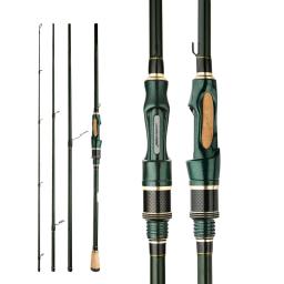 CEMREO Vara de pesca giratória de carbono, 4-5 seções, 1.8m/2.1m/2.4m, vara de viagem portátil, varas de pesca giratórias, equipamento de pesca - Image 1