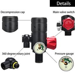 Tanque De Oxigênio De Mergulho Com Válvula De Respiração Cilindro De Pulmão, Snorkel Portátil, Subaquático Ao Ar Livre, Novo Em 10 Minutos, Mini Respiração - Image 5