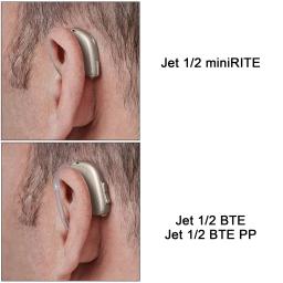 Oticon Jet 1 Jet 2 MiniRITE 48 canais Aparelhos auditivos Apoio de som de zumbido para adultos seniores, Oticon JET BTE PP - Image 2