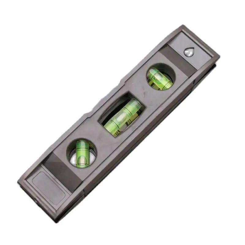 Nivelador de plástico, régua para medir nível de água, cor preta, 150*33*14mm - Image 1