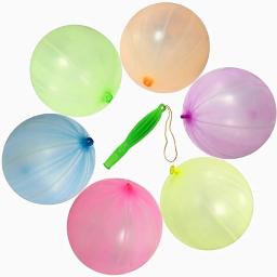 Balões grandes para favores de festa, balão grande de látex com elástico, brinquedo ao ar livre, presente de aniversário para crianças, 2 PCs, 10PCs - Image 2