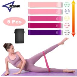 5 pçs/set yoga resistência faixas de borracha expansor cinto musculação equipamentos fitness pilates treinamento esportivo treino elástico - Image 1