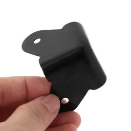4 pçs armação angular de metal protetor redondo, para guitarra amplificador de palco armários acessórios preto - Image 5