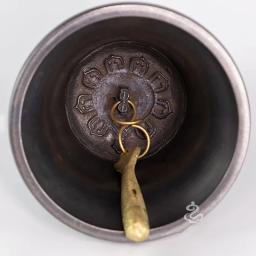 Ouro preto latão tibetano sinos sinos dorje vajra artesanal yoga meditação sino budista vintage mão sinos instrumento de música - Image 4