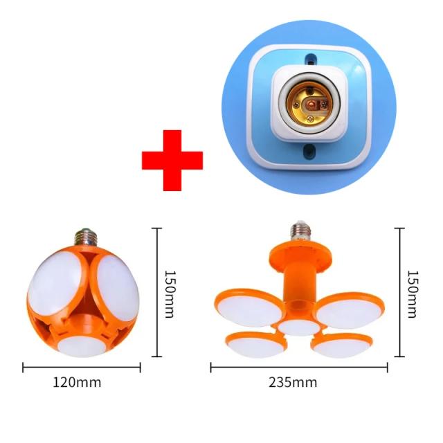 Luz de Teto Ajustável UFO 40W E27 Ideal para Quartos, Salas e Oficinas