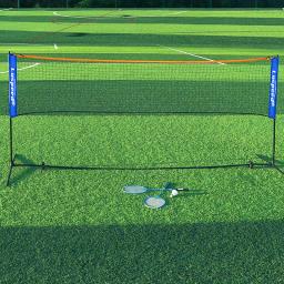 Portátil Folding Padrão Profissional Badminton Net, Indoor e Outdoor Sports, Voleibol, Treino de Ténis, Square Mesh - Image 4