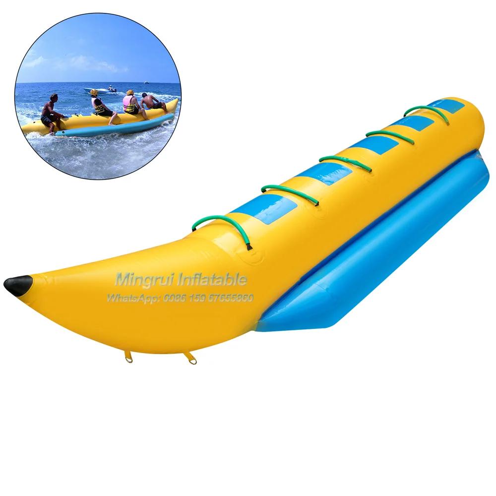 Banana Boat inflável para jogo de parque aquático, Tubo rebocável de peixe voador, Água aquática para praia - Image 1