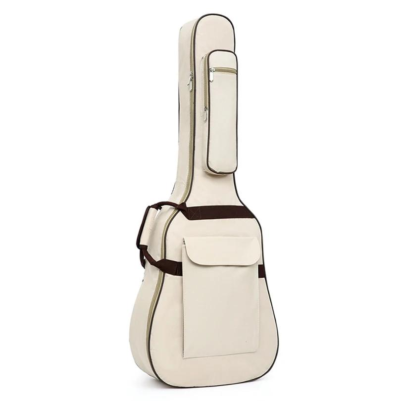 Impermeável guitarra acústica Gig Bag, Soft Case com alça de pescoço, estofamento grosso, 40 polegadas, 41 polegadas, 10mm - Image 1