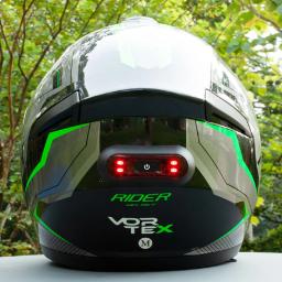 Impermeável LED Tail Light para capacete de bicicleta, sinal de segurança, lâmpada traseira, lanterna traseira, luz de advertência da motocicleta - Image 3
