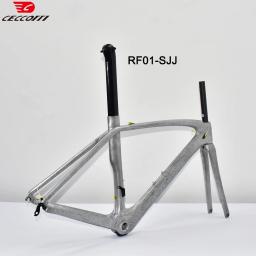 CECCOTTI-quadro de bicicleta colorido personalizado cor congelada quadro de carbono preço de fábrica quadro de bicicleta de estrada - Image 6