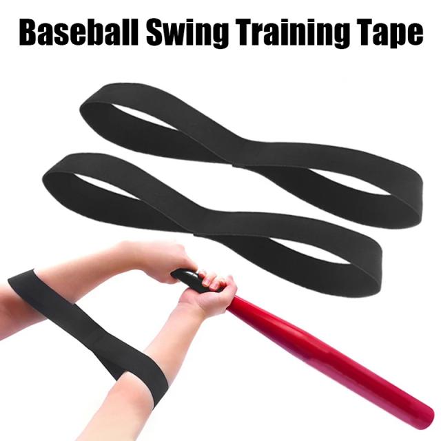 Treinamento Eficiente com Banda para Swing de Baseball e Softbol: Acessórios de Treino para Imobilização das Mãos e Correção de Postura