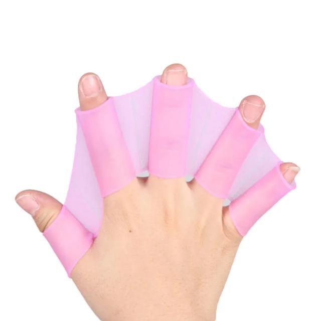 Luvas de Natação Unisex em Silicone com Dedos Webbed para Treinamento e Mergulho