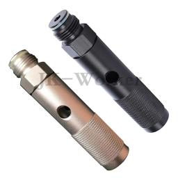Paintball 12g co2 rápida mudança-12 gramas de cartuchos de dióxido de carbono cilindro adaptador inferior válvula preta cartucho adaptador bicicleta - Image 2