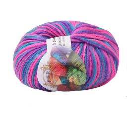 50g/Bola de Algodão Do Arco-Íris Babysoft Manual Crochet Manta Palmilha Manual DIY Fio Tecido Crochet Médio Grosso Acrílico Crochet Manual - Image 6