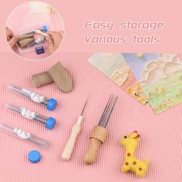 Kit de agulhas de feltragem de lã, cabo de madeira, pacote de agulhas de feltro de lã, ferramenta de artesanato diy para boneca artesanal, conjunto de ferramentas de fabricação - Image 6