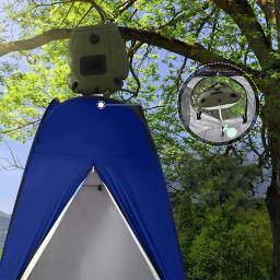 Barracas de acampamento pop up portáteis, tenda de chuveiro de privacidade, acessórios de acampamento espaçosos para caminhadas, praia, banheiro ao ar livre, chuveiro, banheiro - Image 3