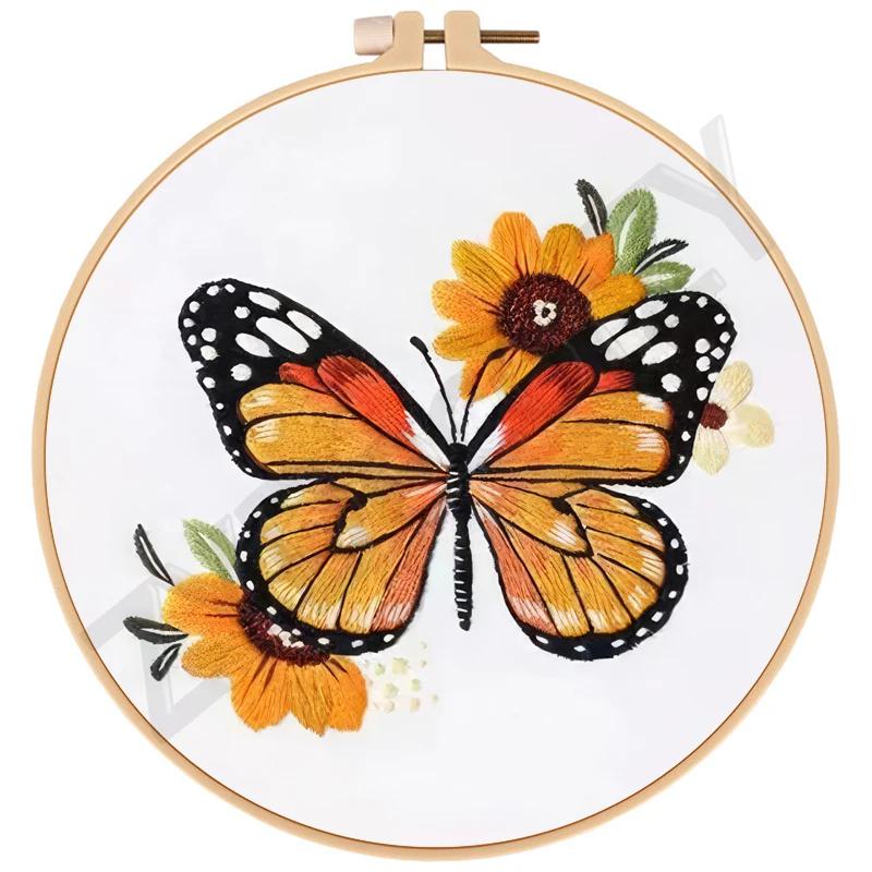Cross Stitch Embroidery Kits, Hoop Frame, Hoop, Anéis, Suprimentos, Racks, Handmade, Artesanato de bricolage, Habilidade, Costura manual, Kits - Image 1
