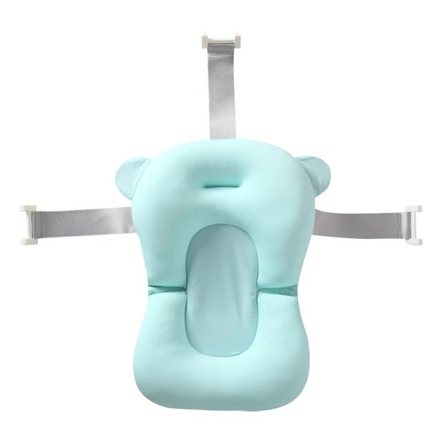 Almofada de Banho para Bebês Recém-nascidos com Travesseiro Flutuante, Conforto e Apoio Portátil para 0-12 Meses