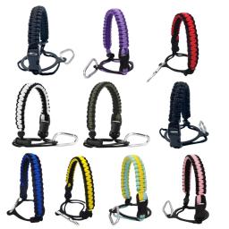 Alça paracord para garrafa água durável com mosquetão para atividades ar livre - Image 1