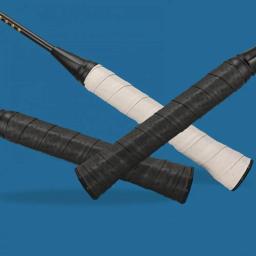 Fita de raquete de tênis de couro falso, autoadesivo Badminton Grip, Luva de proteção antiderrapante para raquete Fita de beisebol - Image 2