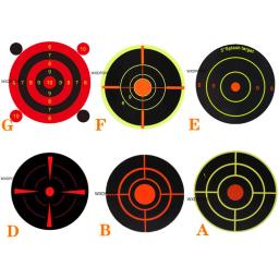 Adesivos auto-adesivos para tiro e caça, Adesivo de pontos alvo, Alvos reativos, Prática e Treinamento Adesivo, 7.50cm - Image 4