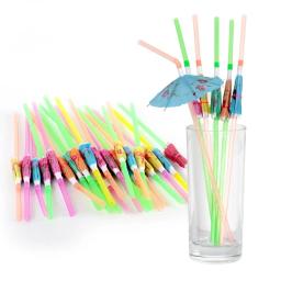 Mini guarda-chuva de papel para guarda-sóis de coquetel, palha, bebida, frutas, bolo, decoração do casamento, festa de aniversário, 24pcs pack - Image 4