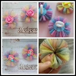 Arco-íris Gradiente Tule Fita Rolo, DIY Artesanato Artesanal, Ornamento De Cabelo, Decoração De Cozimento, Glitter Mesh, Suprimentos De Tecido, 6cm - Image 2