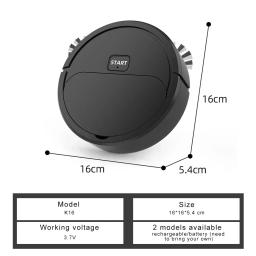 Robô Varrendo Doméstico Totalmente Automático, Sucção Inteligente, Esfregando, Lavando, Aspirador De Carregamento Integrado - Image 5
